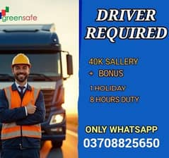 Driver jobs  , driving jobs