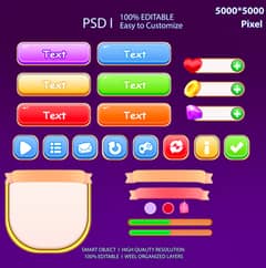 Graphic Design – Game ui,ux Card Sirf 300 Rs