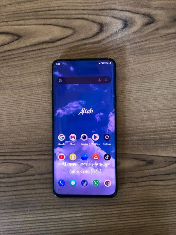 One Plus 7 pro Shade in display 2