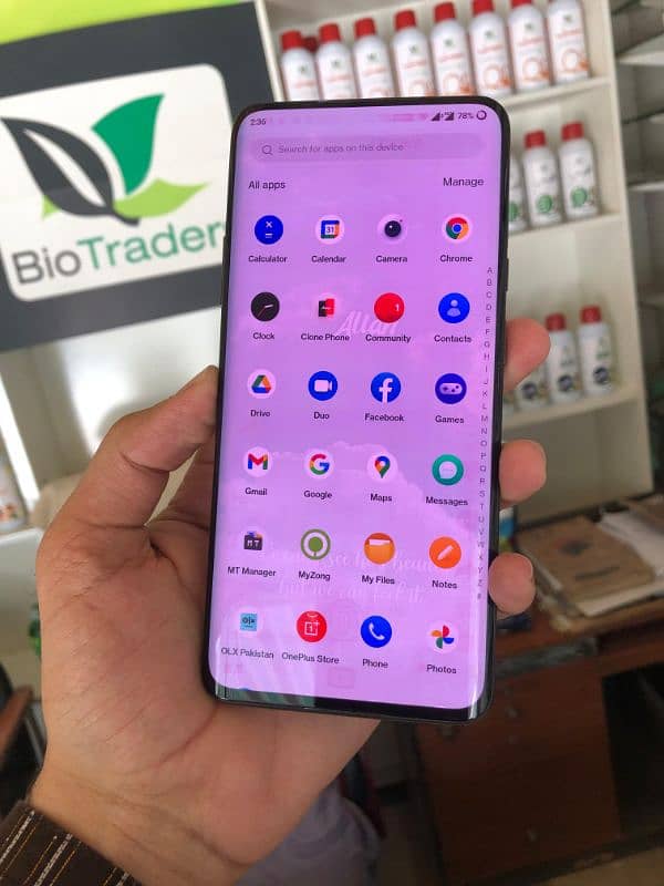 One Plus 7 pro Shade in display 3