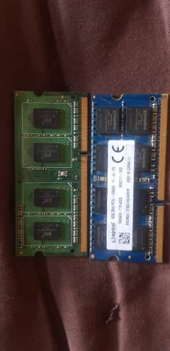 laptop Ram 12GB  (1)8GB Ram and (2) 4 GB Ram
