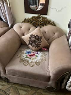6-Seater Sofa Set in Excellent Condition
