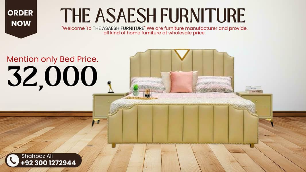 Beds / bed set / king size bed / wooden bed / double bed / poshish bed 1