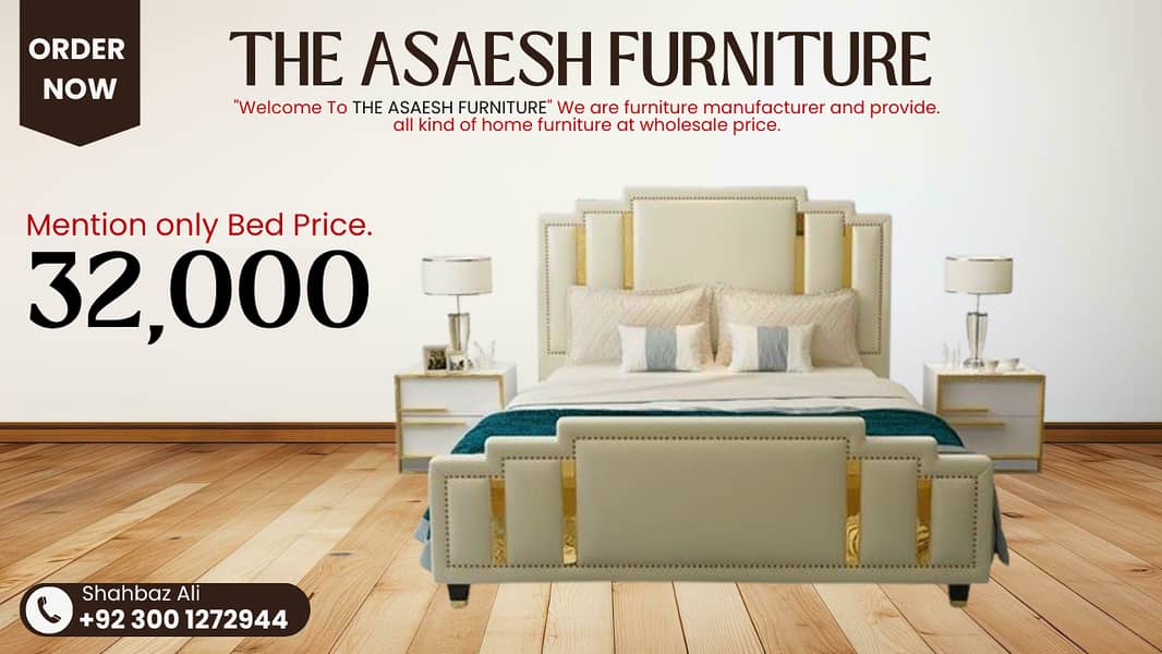 Beds / bed set / king size bed / wooden bed / double bed / poshish bed 2