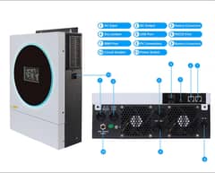 Hybrid solar inverter