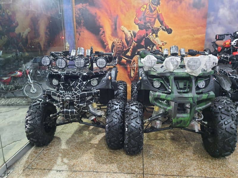 250cc Jeep Atv quad 4 wheels delivery all Pakistan 12