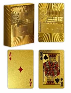 GOLD PLATED PLASTIC CARDS
