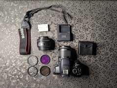 Canon 650d + 50mm 1.8 (Complete Package)