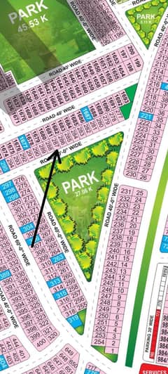 8 Marla Plot Available For Sale in Bahria orchard D Block