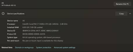 HP laptop 430 G2 for sale, condition is shown in pictures