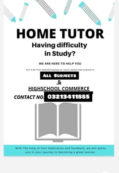 Home Tuition Matric/Inter For Math and All subjects only for girls