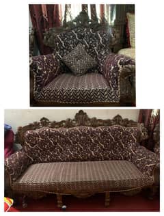 Wooden Sofa set