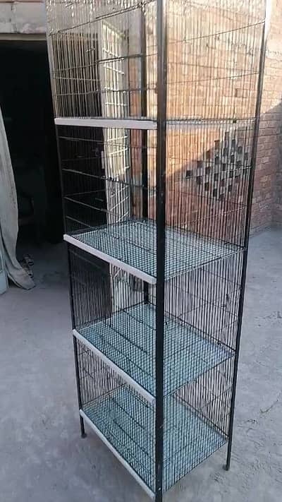 4 portion bird cage 1.5 by 2