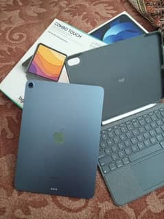 Apple Ipad Air 5th Generation with Logitech Keyboard & Apple Pencil 2