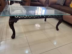 Victorian Style Coffee Table in Original Wood