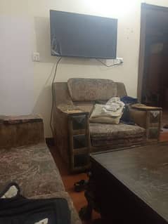 wooden sofa set
