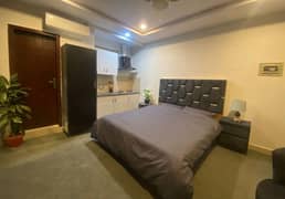 daily basis weekly basis one bad fully furnished luxury apertment available for rent gulberg greens islamabad