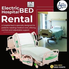 Patient bed for rent / Medical bed  ICU bed / Patient Bed on RENT
