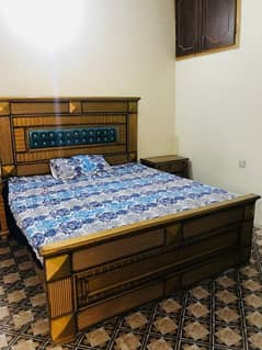 Furniture for Sale – Bed + Dressing + Side Tables (Best Condition)