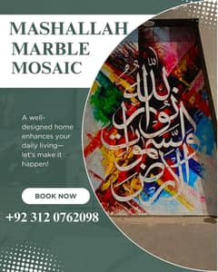 uv mosaic / marble mosaic / mosaic art work / UVmarble mosaic for sale