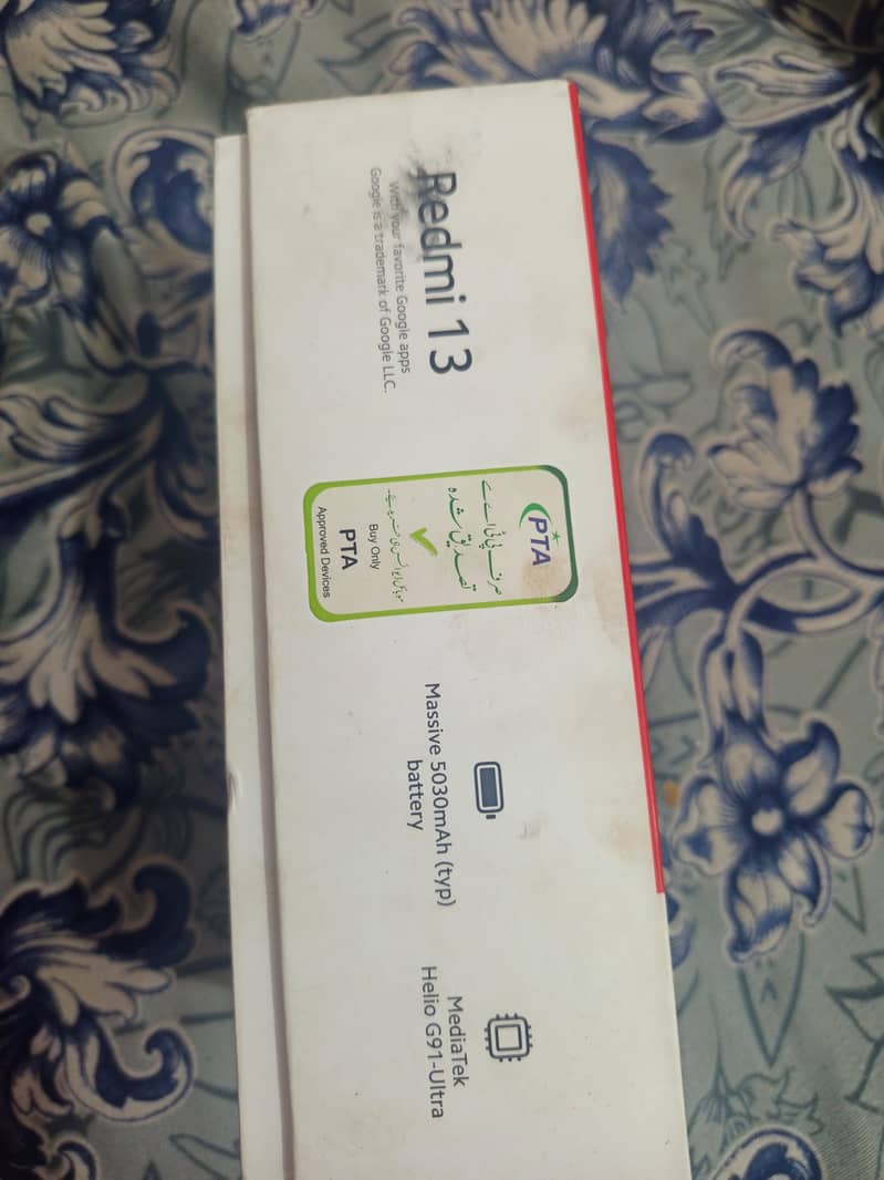 Redmi 13 8+8 128 full box 10/10 Condition all ok no open no reply 7
