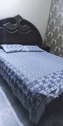 KING SIZE BED with Spring MATRESS FOR SALE