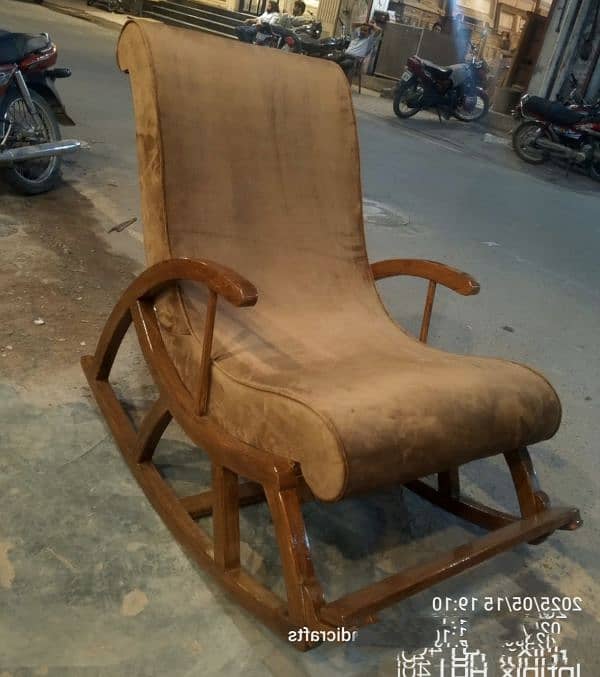 Rocking Chair/Easy chair/Chair/Sofa Solid wood kikar 03o74o15143 4