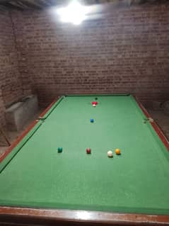 snooker table 1 stick