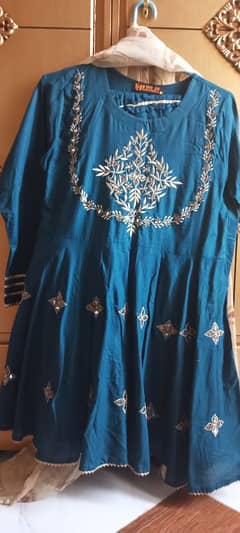 gharara peplum with dupata