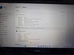 Dell laptop Core i6 six generation 8Gb rab 256SSD touch LCD Lush cond