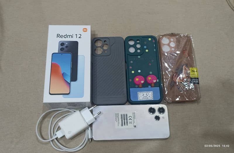 Redmi 12 - 8/256 - 10 by 10 Condition Like Just Opened the Box 0