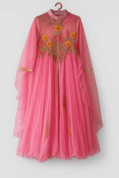 Babe pink Cinderella frock ||women dress for Eid