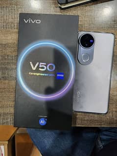vivo v50 excellent condition with box 10 months warrenty