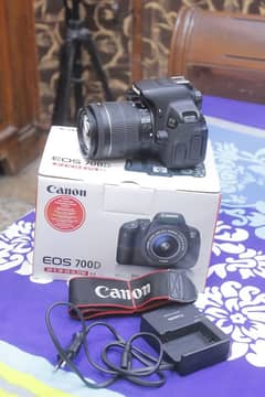 Canon 700d 18/55 Stm Completely box 10/10++