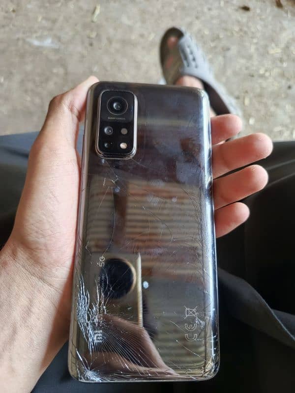 Mi 10 t. 8.128 . only back break . No issue . Pta approved 5