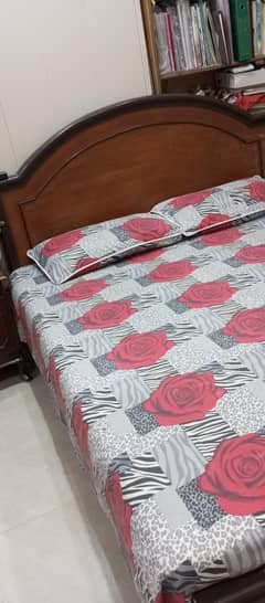 double bed without mattress