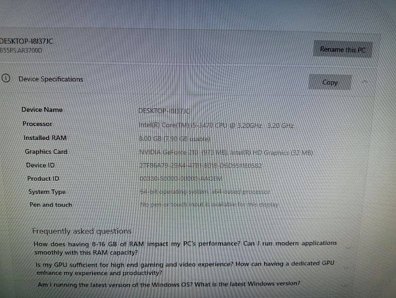 FULL GAMING PC SETUP FOR SALE IN GOOD CONDITION CORE I5 3RD GENERATION 1