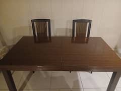 Dining table with 6 chairs