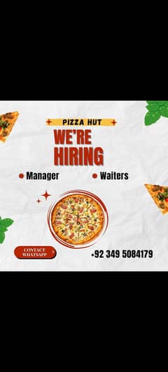 We're Hiring: Restaurant Manager & Waitstaff Needed!"