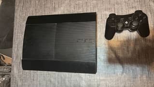 PS3 SLIM WITH GAME AND CONTROLLER