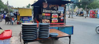 Tandoori Pizza complete setup for sale with loader rickshaw