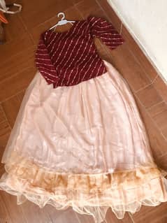 Party wear lehnga with blouse for 12-16 years