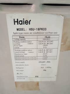 Haier 1.5 ton