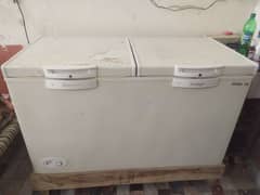 waves double door freezer