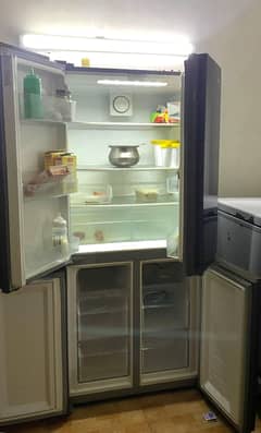 Haier double door fridge freezer