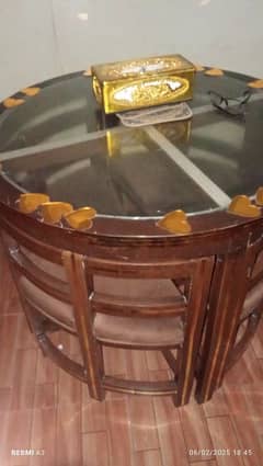 space saving dining table