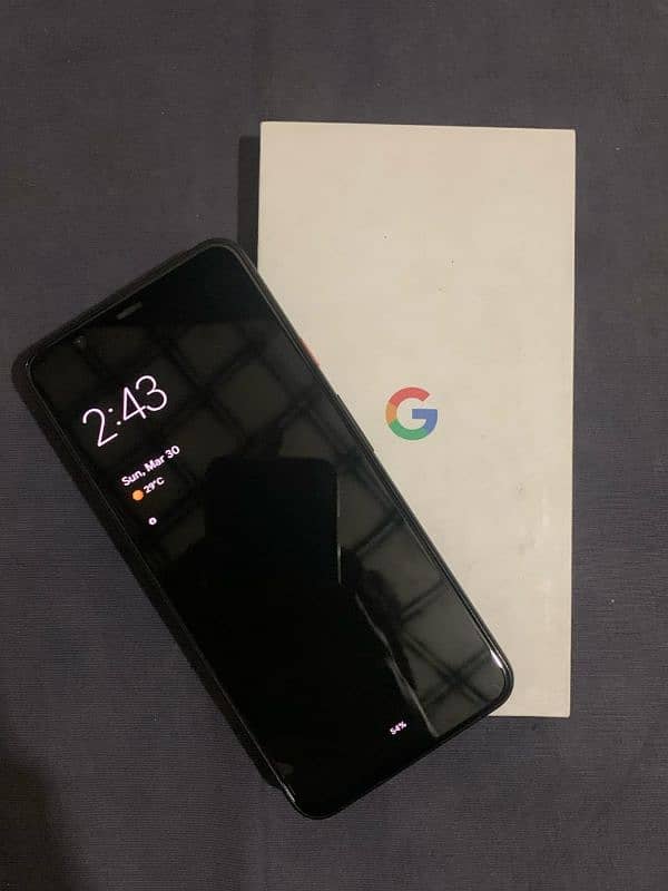 Google pixel 4 XL      6/64.     face id off hai Exchange not possible 1