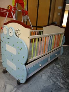 Baby bed baby cot condition 9.5 very neat and clean