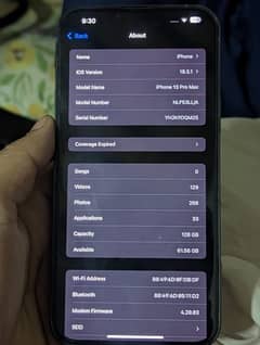 I phone 13 pro max 128 water pack 10/10