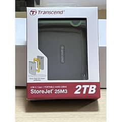 2 TB Transcend Portable Hard Drive 3.1